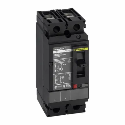SQUARE D Molded Case Circuit Breaker: 60 A Amps, 25kA at 240V AC, Fixed, Line/Load Lug - H-Frame Square D Molded Case Circuit Breakers