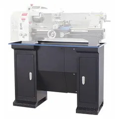 Lathe base designed for use with P11 and P13 model lathes. Provides a stable foundation for precision machining operations in industrial metalworking and fabrication environments.