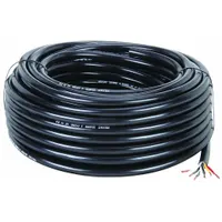 VELVAC Trailer Cable: GPT, 100 ft, 6 Conductor, 14 AWG, Black/Blue/Brown/Green/Red/White, 60 V Volt (MPN 050007)