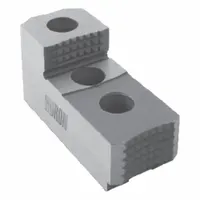 HURON Lathe Jaw: Pointed, Serrated, Steel, For 8 in Chuck, 1.95 in Ht (MPN KT8RJ)