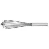 CRESTWARE Whip: 16 in Overall Lg, Stainless Steel Handle, Silver Handle, Silver (MPN FW16)