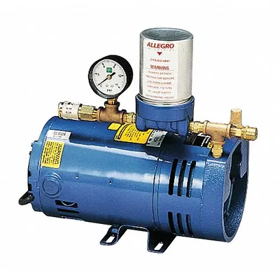 ALLEGRO Ambient Air Pump: 0 to 5 cfm, 0 to 15 psi, 1/4 hp Horsepower, OBAC, Allegro 9806 - Allegro SAR Compressors & Ambient Air Pumps
