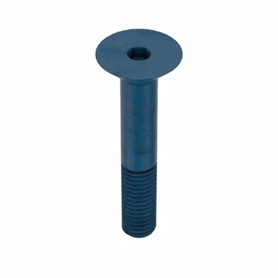 METRIC BLUE Socket Flat Head Screw: M8x1.25 Thread Size, 50 mm Lg, Flat, Blue Phosphate - Flat Head Socket Cap Screws