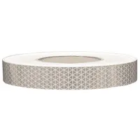 Reflective Tape: Construction/Emergency Vehicles/Utility, White, 1 in Wd, 50 yd Lg, Acrylic (MPN 18732)