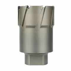 MILWAUKEE Annular Cutter: 3 1/8 in Cutter Dia, 2 in Max Cutting Dp, Pilot Pin Included, Bright (MPN 49-57-3120). Key specifications — attr253884: Yes; attr253885: Bright; attr253886: Carbide; attr253888: Fractional Inch; attr277149: MILWAUKEE.