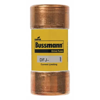 BUSSMANN Fuse: DFJ Series, Class J, Cylindrical Body, Fast-Acting, 45 A, 600 V AC - Fast-Acting Cylindrical Fuses