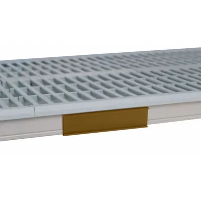 METRO Color Shelf Marker: Metro Super Erecta Pro, 6 in Overall Wd, 1 1/2 in Overall Ht - Colored Identification Markers for Plastic Shelving