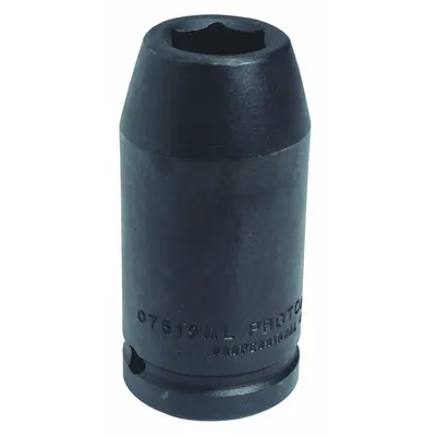 PROTO Impact Socket: 3/4 in Drive Size, Metric, 33 mm Socket Size, 6-Point, Deep - 3/4" Drive Impact Sockets