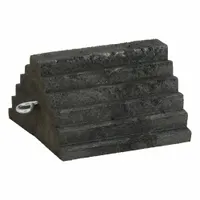 Wheel Chock: Rubber, 55 in Max Compatible Wheel Dia, 10,000 lb Vehicle Wt - Max, 8 in Overall Lg (MPN CH4121-8)