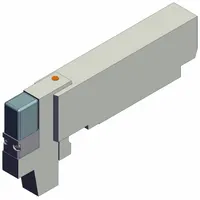Solenoid Valve: Single Solenoid, Five-Way / Two-Position, 27.43 scfm Flow Rate - Max, Plug-In (MPN VQC2101-51)