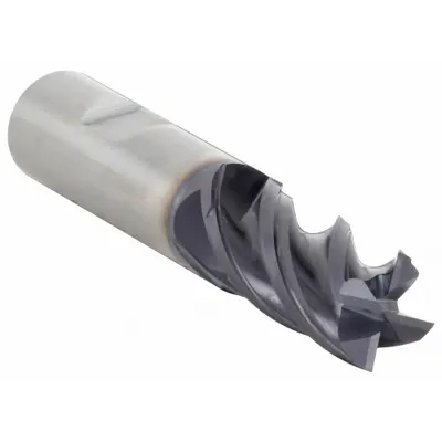WIDIA HANITA Square End Mill: Carbide, TiAlN Coated, 4 Flute, 1" Mill Dia, 2-1/4" LOC - Fast-Cutting Carbide Square End Mills for Steel & Cast Iron
