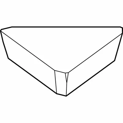 WIDIA Triangle Milling Insert: TPKN2204PDR (MPN 6873002) - Triangle (T) Indexable Milling Inserts