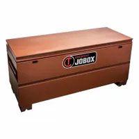 CRESCENT JOBOX Tradesman Chest: 24 in W x 60 in D x 27 1/2 in H, 22.9 cu ft, Padlock, Brown (MPN CJB638990)