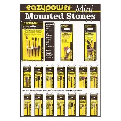 OEM Mini Mounted Stone Assortment: Mini Mounted - Rotary Tool Bit & Attachment Sets