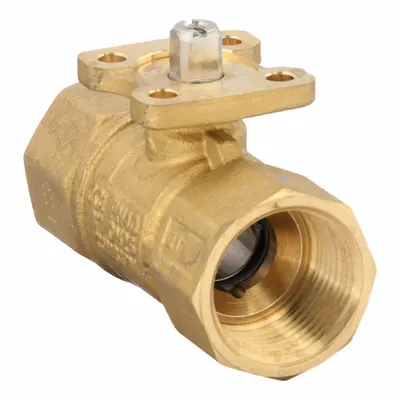 HVAC Control Ball Valve: 2-Way, 1 in Female NPT, 18.7 CV Flow, 200 psi Close-off - 2-Way NPT Connection Ball Valves