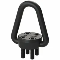 ADB HOIST RINGS Hoist Ring: Pivot, Black Oxide-Coated Steel, 1/2"-13, Max. 12,000 lb, Removable Bolt (MPN 34045S)