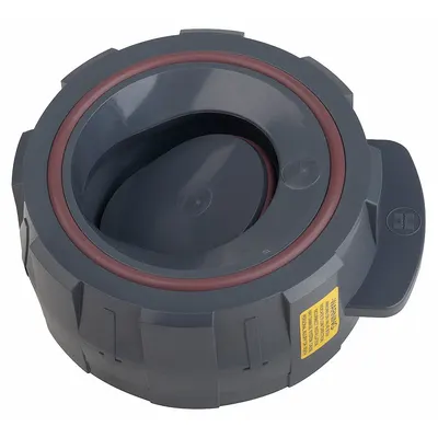 HAYWARD Wafer Check Valve: Swing, Inline Valve Body, 3 in Pipe Size, Wafer, PVC - PVC Wafer Spring-Loaded Swing Check Valves