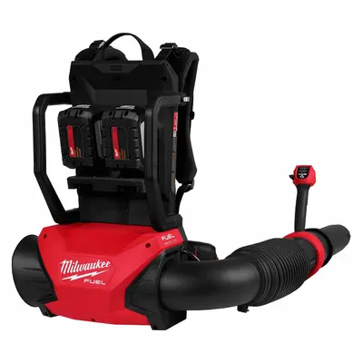 MILWAUKEE Battery-Powered Backpack Leaf Blower Kit: Cordless, 650 cfm Max Air Flow - Battery-Powered Backpack Blowers