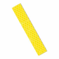 Reflective Tape Strips: Buses/Construction/Emergency Vehicles/Rail, Yellow, 1 in Wd, 6 in Lg, 10 PK (MPN 3431)