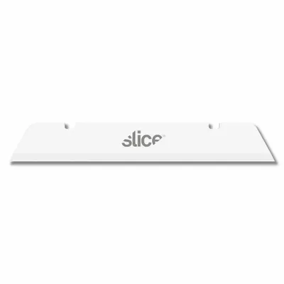 SLICE Safety Blade: 4 3/4 in Blade Lg, 3/4 in Blade Wd, 0.046 in Blade Thick - Straight-Edge Standard-Tip Replacement Utility Blades