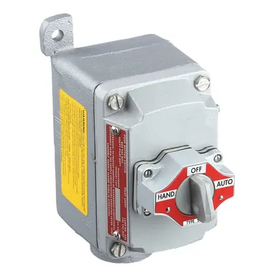 APPLETON ELECTRIC Selector Switch Control Station: 1 Gang, Selector Switch, 2NO/2NC, Hand/Off/Auto - Selector-Switch Control Stations
