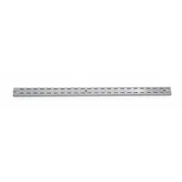 APPROVED VENDOR Double Slotted Standard: Double, 1 1/4 in x 1/2 in x 60 in, Powder Coated, White