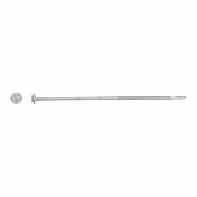 ITW BUILDEX Self-Drilling Screw: 1/4 in Size, 8 in Lg, Steel, Climaseal, Hex Washer - Metal-to-Metal-Joining Self-Drilling Screws