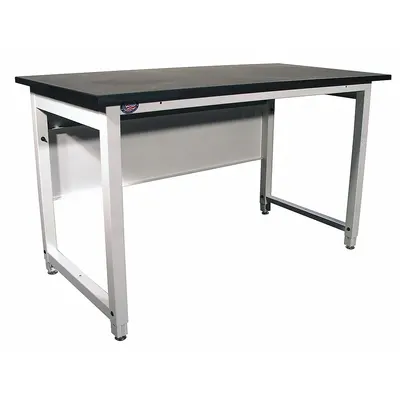 PRO-LINE Workbench: Adj Ht, Epoxy Resin, 60 in x 30 in, 5,000 lb Overall Load Capacity - Heavy-Duty Open-Base Workstations