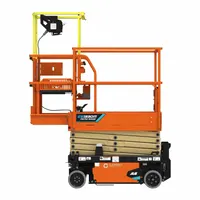 JLG Scissor Lift: Battery, Drivable, 20.1 ft Elevated Platform Ht, 52.8 in x 27.6 in (MPN ES1930MRD)