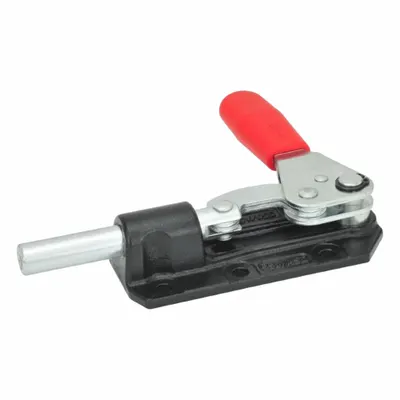 JW WINCO Push-Pull Toggle Clamp: Flange Base Mounting, Std Counter-Clockwise Handle - Standard Straight-Line Toggle Clamps