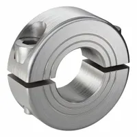 RULAND MANUFACTURING Shaft Collar: 2-Piece, Metric with Inch Bore, Round, Clamp-On, 5/8 in Bore Dia (MPN MSP-10E-ST)
