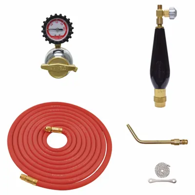 UNIWELD Torch Kit: Soft Flame, CGA-520, External Lighter, Soft Flame Series - Soft Flame Torch Kits for "B" Cylinders