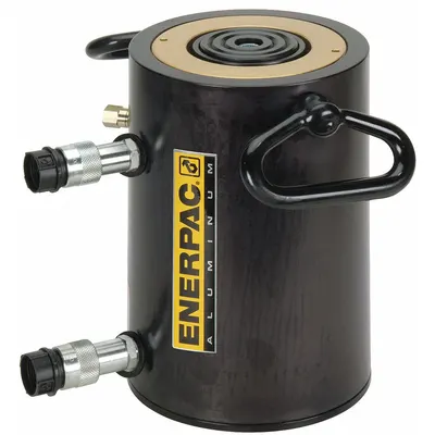 ENERPAC Hydraulic Ram: Double Acting, 150 ton Nominal Capacity, 6 in Nominal Stroke Lg - Lightweight Rams