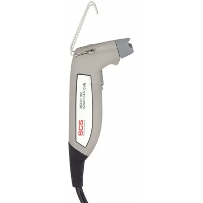SCS Ionizing Air Gun: 20 psi to 65 psi, 22 scfm Air Consumption, 70 dBA Sound Level - Static-Eliminating Air Guns