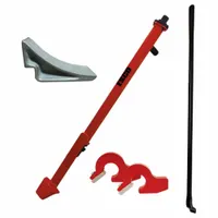 This universal demount tool is designed for mounting and demounting truck tires. Constructed from steel, it is suitable for use in fleet maintenance, truck repair shops, and tire service centers
