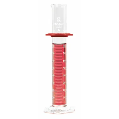 SIBATA Graduated Cylinder: 500 mL, A, To Contain (TC) - Class A Glass Graduated Cylinders