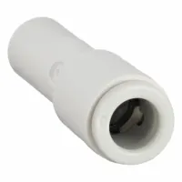 SMC Push-Fit Adapter Fitting: 8 mm OD x 12 mm OD Size, Push-to-Connect x Push-to-Connect, Brass (MPN KQ2R08-12A)