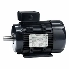 This LEESON motor is a 3 hp, 3-phase unit with a 90L frame size and TEFC enclosure. It features a rigid base mount and operates at 3500 RPM at 60 Hz, drawing 7.2/3.6 A full load amps at 230/460V AC. Suitable for general-purpose industrial applications such as pumps, fans, conveyors, and machine tools.