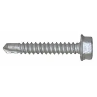 Self-Drilling Screw: #10 Size, 1 1/2 in Lg, Steel, Climaseal™, Hex Washer, External Hex, 500 PK (MPN 1131000)