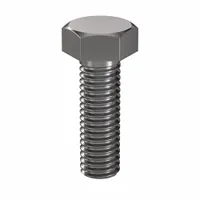 Hex Head Cap Screw: Steel, Class 10.9, Plain, M5, Metric, 16 mm lg, Fully Threaded, Metric, 100 PK (MPN HC3005016-100P1)