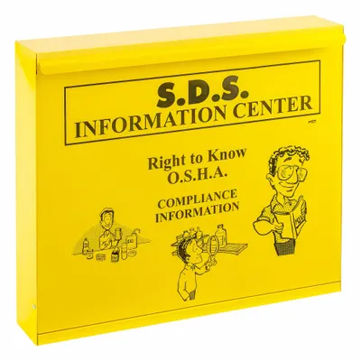 BRADY Information and SDS Center: 22 1/2 in Overall Ht, 26 1/2 in Overall Wd - Safety