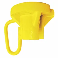 Tea cup pipe lifter for lifting and transporting pipes, tubes, or cylindrical loads. Low-profile design facilitates handling in confined spaces. Maximum load capacity per pair: 26,000 lb.