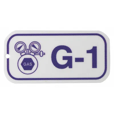 BRADY Lockout Tag: None/ No Header, G-1, Polystyrene, English, Plastic, Holes (MPN 105709) - Safety