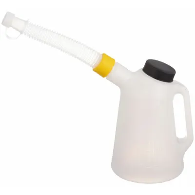 FUNNEL KING Measuring Container: 1 qt Fluid Capacity, 4 1/2 in Overall Dia, 6 3/4 in Overall Ht - Measuring Containers with Pour Spout