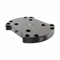 JERGENS Receiver Base: Quick-Loc, Round, Alloy Steel, 176 mm Outside Dia, 7.1 kg Wt, QL2-100345