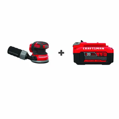 CRAFTSMAN 20V MAX RANDOM ORBIT SANDER (MPN CMCW220B/CMCB204) - Craftsman Cordless Disc Sanders