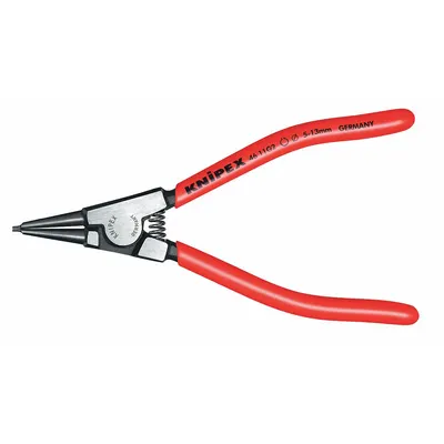 KNIPEX Retaining Ring Plier: External, For 5 mm to 13 mm Shaft Dia, 0.051 in Tip Dia - External Retaining-Ring Pliers