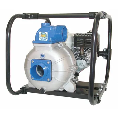 IPT PUMPS Engine Driven Pump: 5 hp, 3 in MNPT, 3 in MNPT, 270 gpm Flow Rate @ 20 Ft. of Head - Engine-Driven Trash Pumps