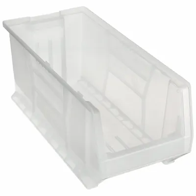 QUANTUM STORAGE SYSTEMS Bin: 23 7/8 in Overall Lg, 11 in x 10 in, Clear - Clearview Hopper Bins