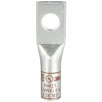 Compression Lugs: 5/16 in Stud Size, 2 AWG For Wire Sizes, Stranded Wire Type, Std, Copper (MPN 30023)